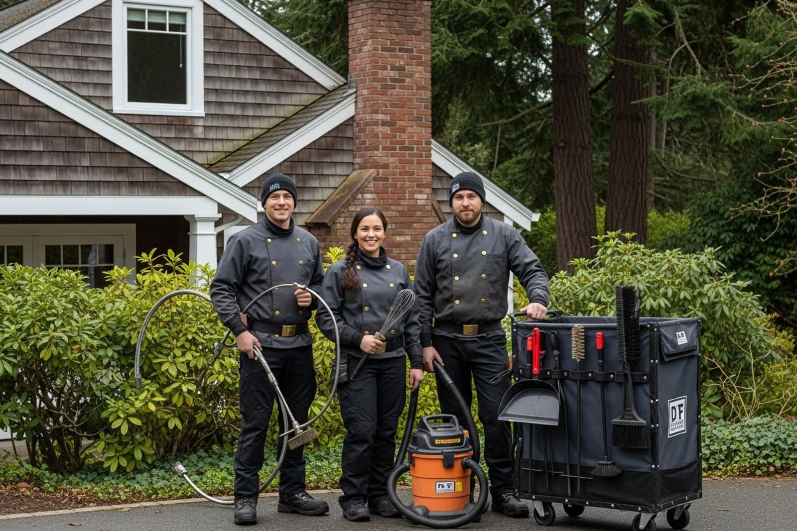 The local chimney sweep crew serving North Seattle, WA