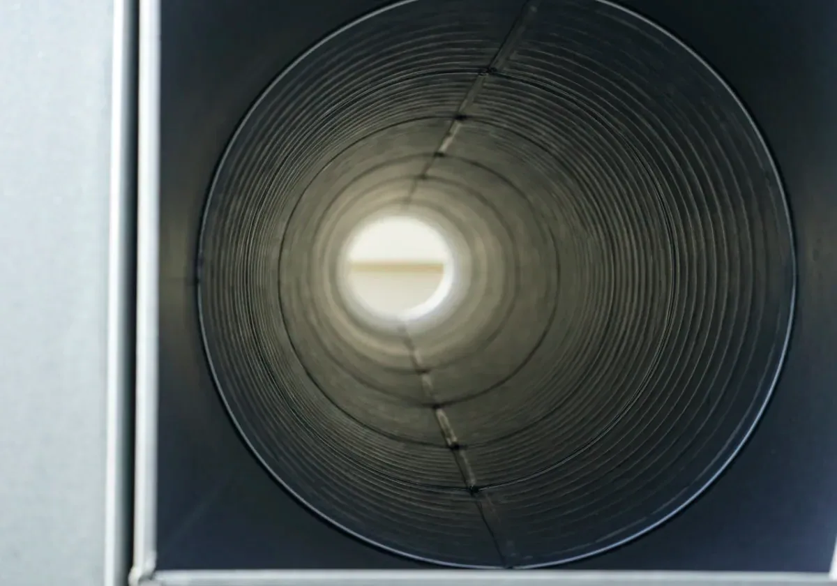 After — air duct cleaning: Dust-heavy supply ducts cleaned out for clearer airflow room to room.