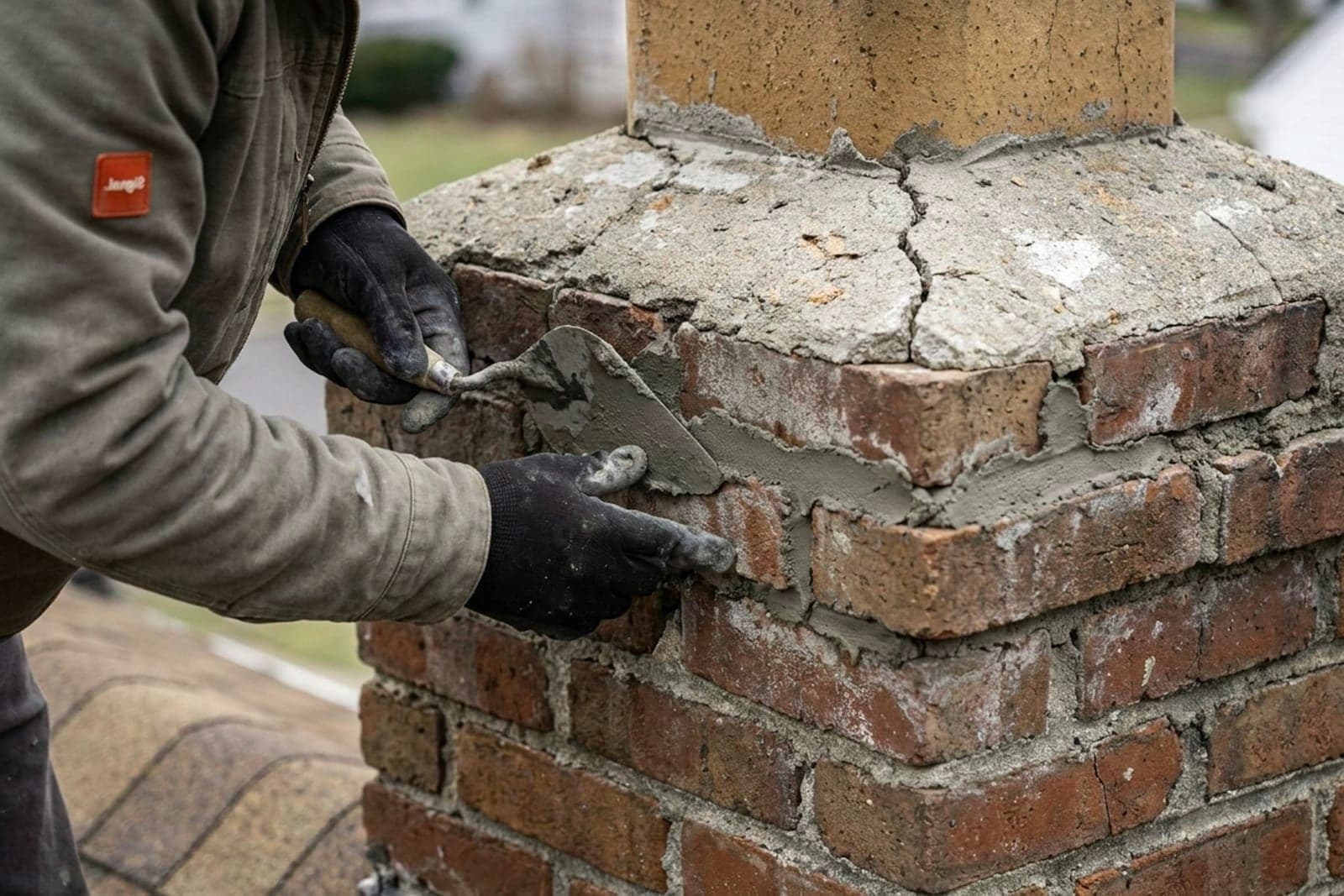 Masonry Repair (Crown / Repointing) in Washington — chimney crown repair and repointing