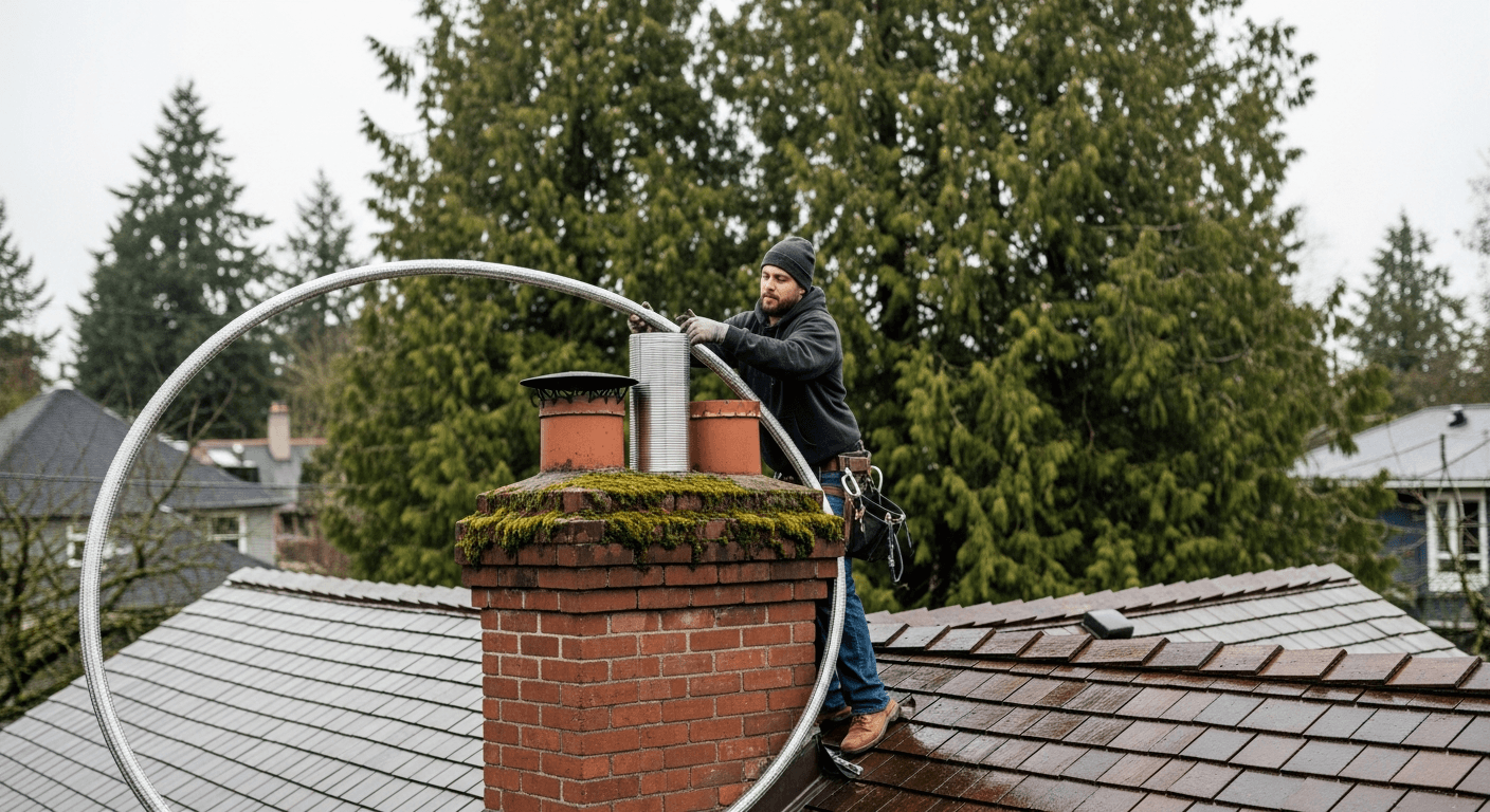 Chimney Relining Cost in Seattle: $1,500–$6,500